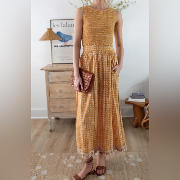 Marea By Liz Joy Dresses & Skirts - *NWT* Marea by Liz Joy Charlotte Skirt - Marigold Thistle. Sz. L